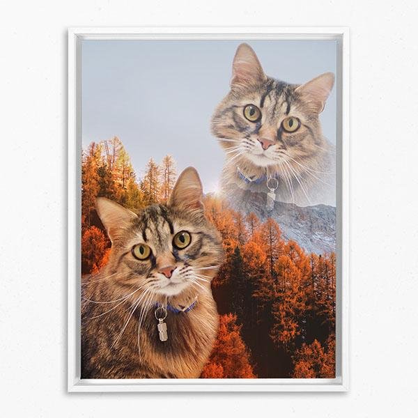 Super Portrait Framed Canvas - Pop Your Pup!™