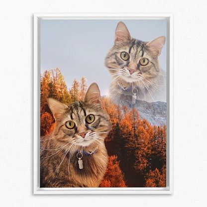 Super Portrait Framed Canvas - Pop Your Pup!™