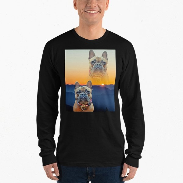 Super Portrait Uni-sex Long Sleeve Shirt - Pop Your Pup!™