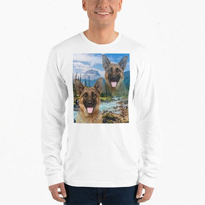 Super Portrait Uni-sex Long Sleeve Shirt - Pop Your Pup!™