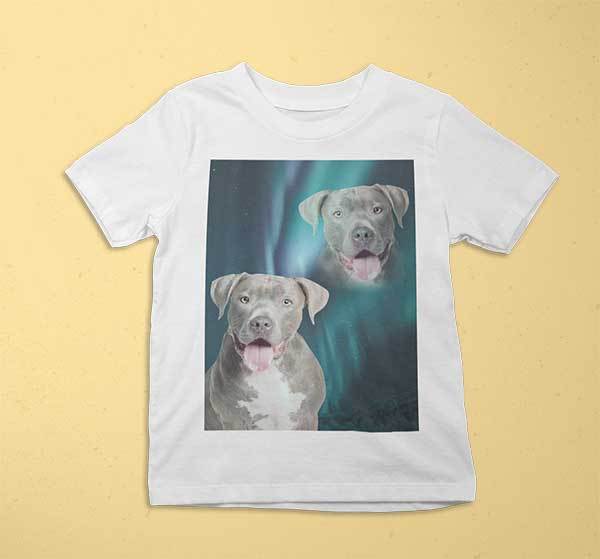 Super Portrait Youth Crew - Custom pet art of your dog or cat by pop-your-pup