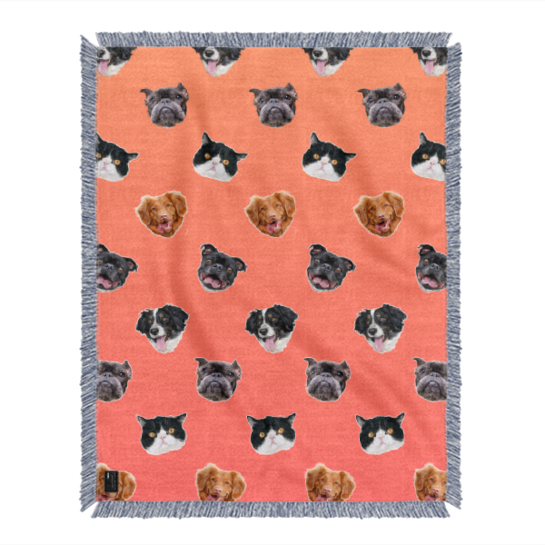 Brand New Boston Terrier Woven Tapestry Throw Blanket By Blanket Dude - Tom Weigand Design